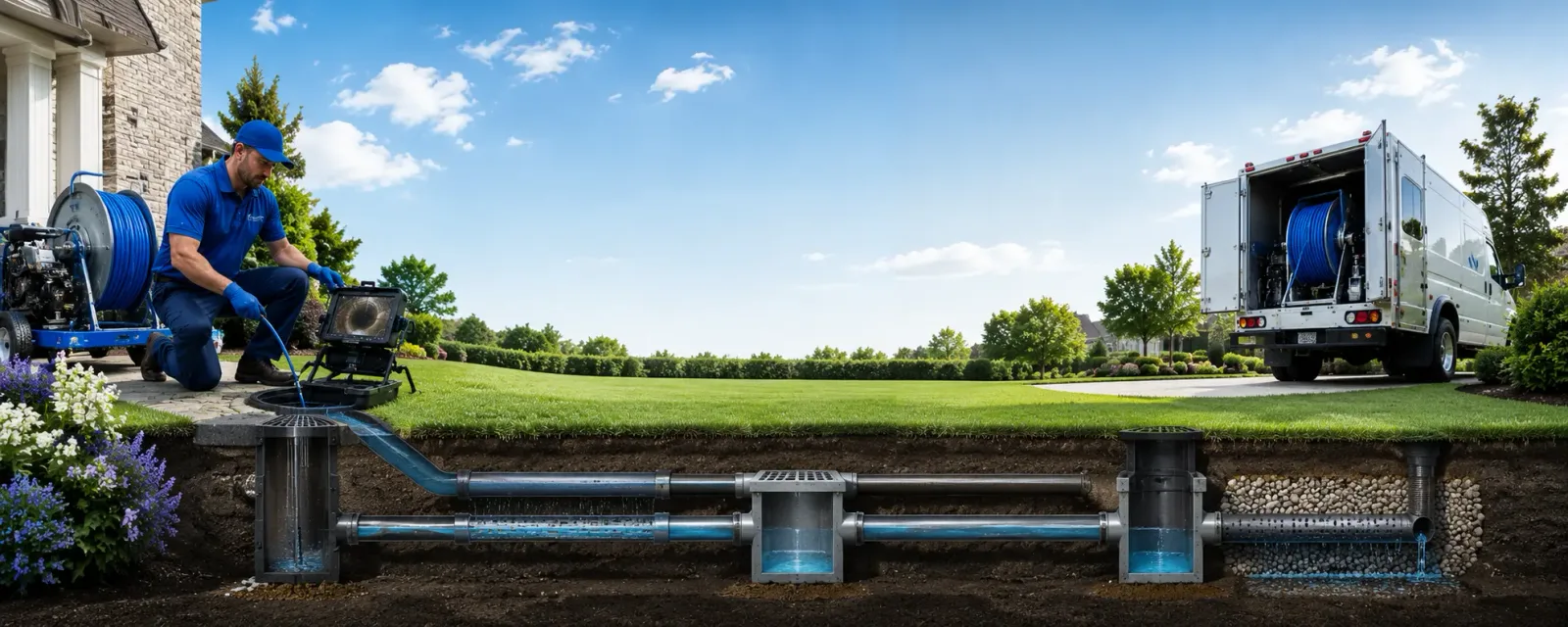 Outdoor drain cleaning information for South Salem, OH